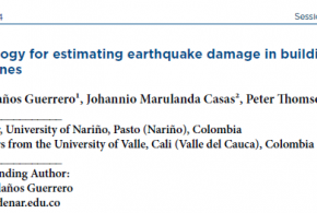 Methodology for estimating earthquake damage in buildings using drones
